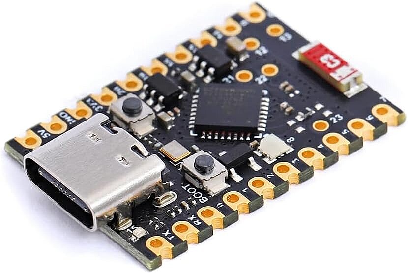 ESP32-C6 Super Mini WiFi 6 Bluetooth 5 BLE Geliştirme Kartı – RISC-V, USB Type-C - 3