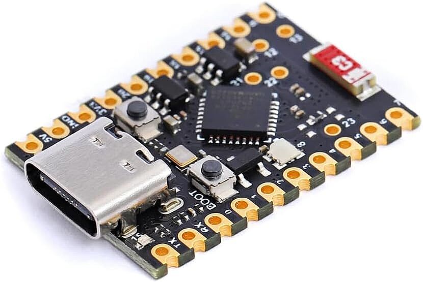 ESP32-C6 Super Mini WiFi 6 Bluetooth 5 BLE Geliştirme Kartı – RISC-V, USB Type-C - 3