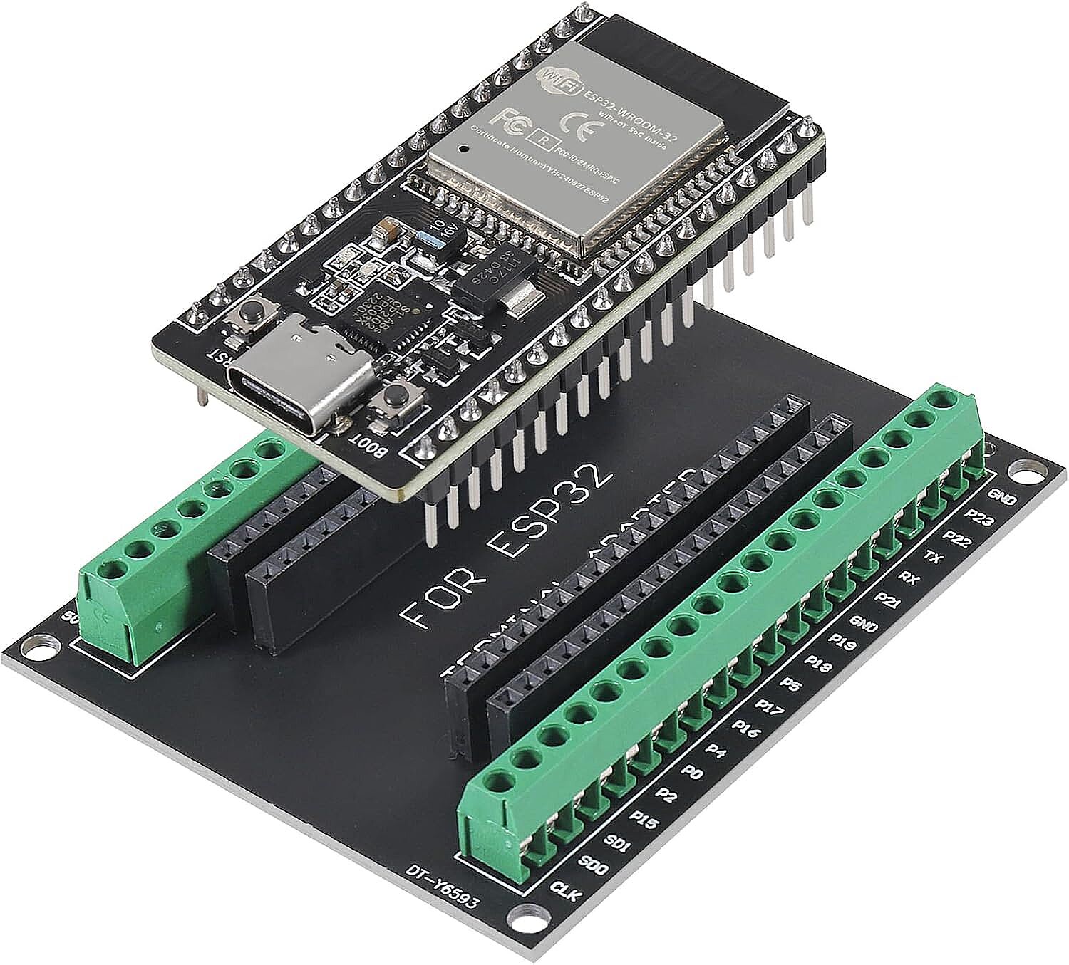 ESP32S 38 Pin Klemens Shield - 1