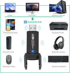 FENVI Çift Bant USB 3.0 WiFi Adaptör 1300Mbps Yüksek Hızlı Bluetooth 4.2 5ghz Masaüstü & Dizüstü Kablosuz Ağ Alıcısı  | PC Laptop iç - 2
