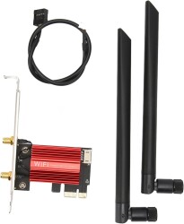 FENVI WiFi 5 AC1200 PCI-E Kablosuz Adaptör Çift Bant (2.4/5GHz) Bluetooth 4.0 Destekli Ağ Kartı - Masaüstü Bilgisayarlar için (Windows 7/8/10/11 Uyumlu) - 2