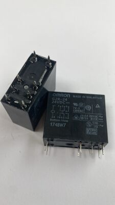 G2R-24 24VDC 5A ÇİFT KONTAK 8 PİN PCB GÜÇ RÖLESİ - OMRON - 1