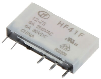 HF41F/12-ZS 12V 6A Hongfa Slim Röle - 1