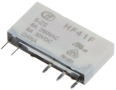 HF41F/5-ZS 5V 6A Hongfa Slim Röle - 1