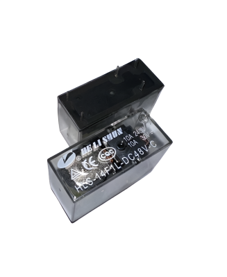 HLS-14F1L-DC48V 10A 48V 5 Pin Şeffaf Tek Kontak Röle - 1