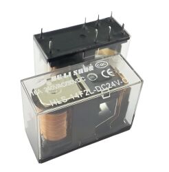 HLS-14F2L-DC24V-C 16A 24V 8 Pin Şeffaf Tek Kontak Röle - Helishun