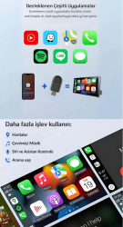 Kablosuz Carplay Adaptörü - Wireless Carplay Çevirici - 5