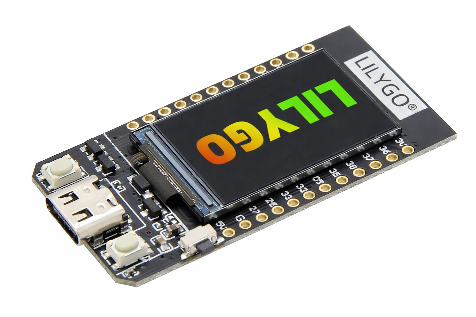 LILYGO ESP32 CH340K T-Display Wifi Bluetooth Geliştirme Kartı - Type-C - 