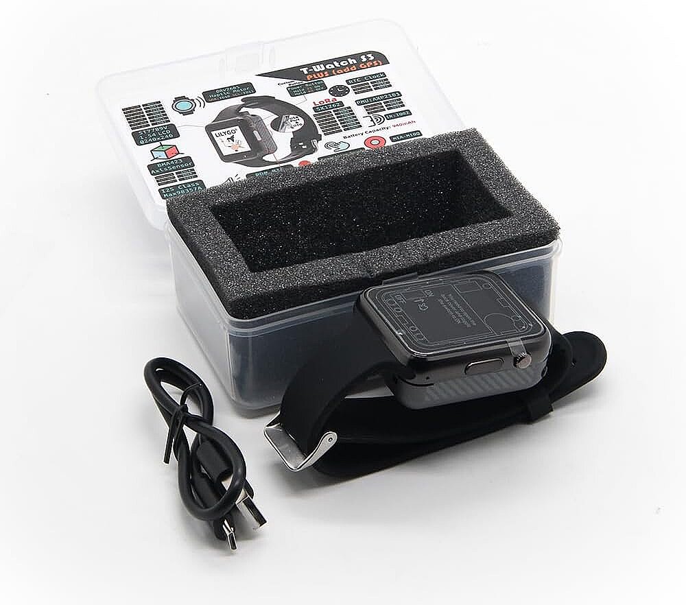 LILYGO T-Watch S3 Plus ESP32-S3 2.4GHz SX1262 LoRa 1.54