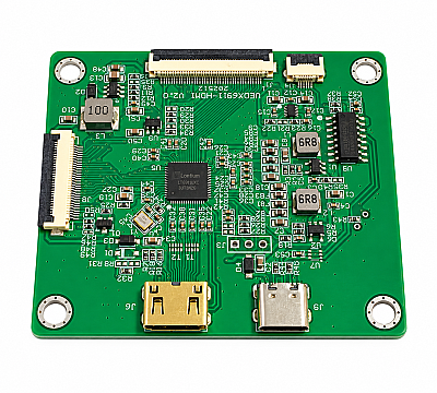Microtech 4.0 İnç 720x720 IPS Yuvarlak TFT LCD Ekran ve Ekran Kartı – MIPI Arayüz, 1000 Nit - 5
