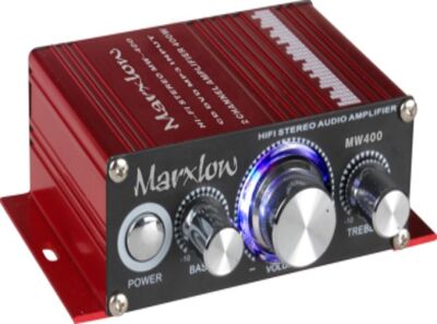 MW-400V Marxlow 12V 5A 2x26W Amfi - 1