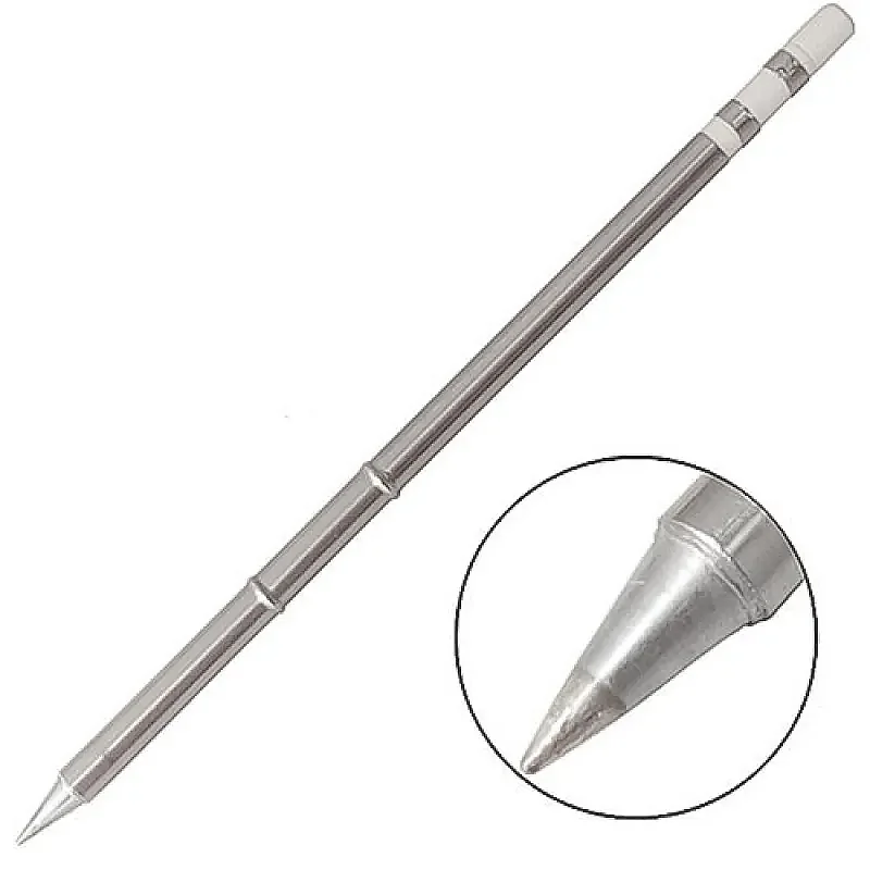 N12-2 ZD-8962 Lehim İstasyonu Yedek Havya Ucu - 0.2mm Sivri Uç - 