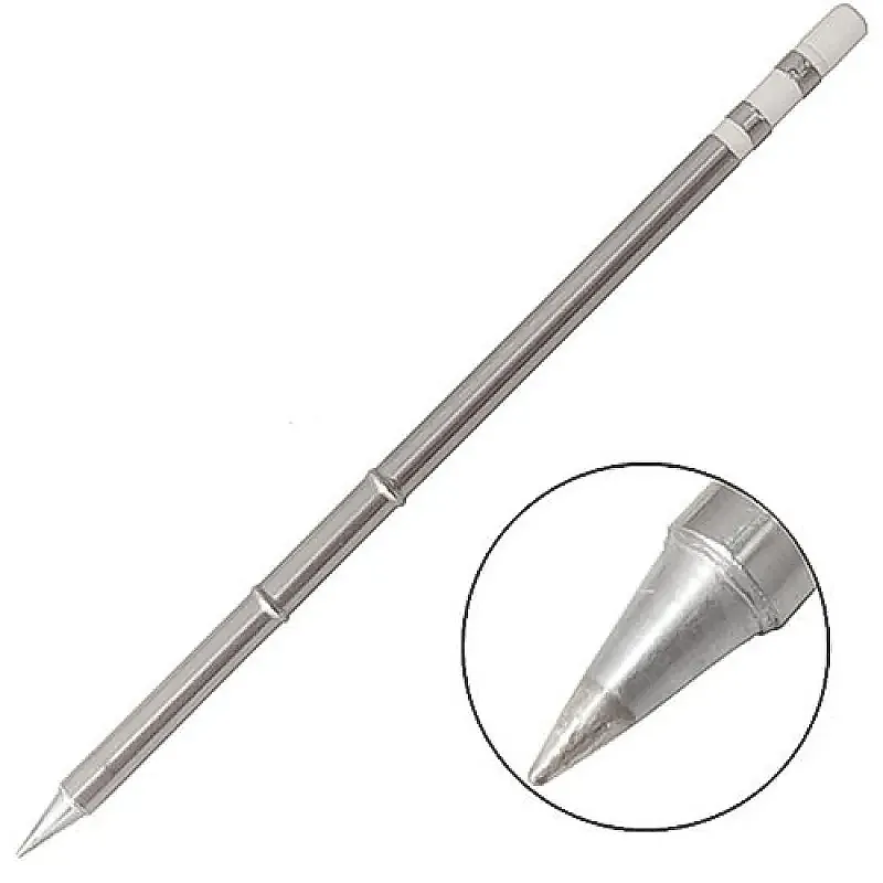 N12-2 ZD-8962 Lehim İstasyonu Yedek Havya Ucu - 0.2mm Sivri Uç - 1