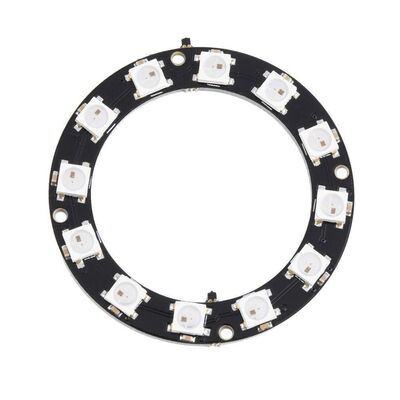 NeoPixel 12'li Halka 5050 RGB Led WS2812 Mikrokontrollü (Çok Al Az Öde İle %20'ye Varan İndirimli) - 2