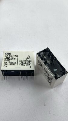 OZ-SH-124L 24VDC 20A 8 PİN RÖLE - OEG - 1