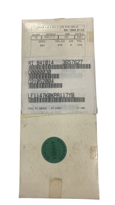 P11A1AABGSY00473KA 47K 10% 12.5mm Potansiyometre - VISHAY - 2