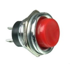 PBS-26B Kırmızı (IC-180) Metal Push Buton - 