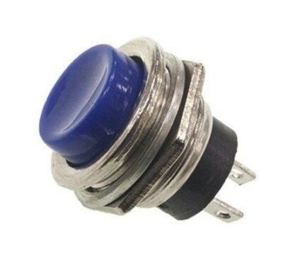 PBS-26B Mavi (IC-180) Metal Push Buton - 1