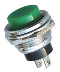 PBS-26B Yeşil (IC-180) Metal Push Buton - 