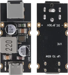 Pd65w Type-C USB Qc3.0 5V 9V 12V 20V Hızlı Şarj Modülü – 2.1x5.5 Jack - 2