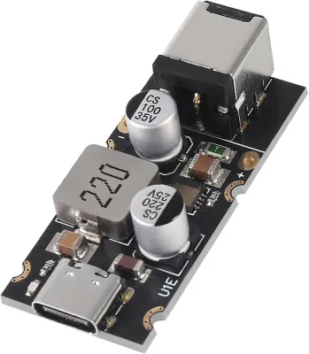 Pd65w Type-C USB Qc3.0 5V 9V 12V 20V Hızlı Şarj Modülü – 2.5x5.5 Jack - 1
