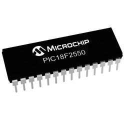 PIC18F2550 I/SP DIP-28 8-Bit 48 MHz Mikrodenetleyici - MICROCHIP