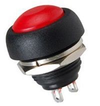 PBS-33B Kırmızı (IC-184) Plastik Buton - 