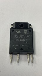 S202S02 259VAC 8A SOLID STATE RÖLE - SHARP - 