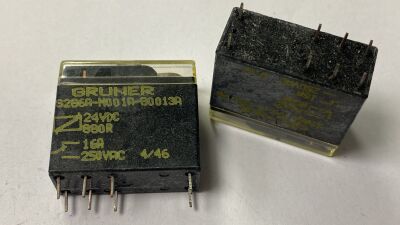 S286A-M001A-80013A 24VDC 16A 250VAC 8 PİN RÖLE - GRUNER - 1