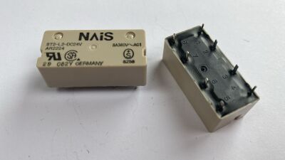 ST2-L2-DC24V 24VDC 8A 380VAC 8 PİN RÖLE - NAIS - 1