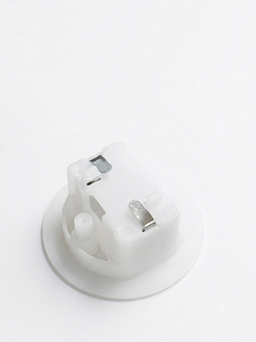 LR44 (AG13) 34mm Yuvarlak Kapaklı Pil Yuvası (Butonsuz) - 3