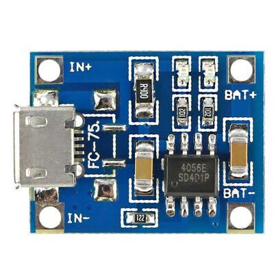 TP4056 Mikro USB 3.7 V 1S Lipo Şarj Aleti (Çok Al Az Öde İle %20'ye Varan İndirimli) - 1