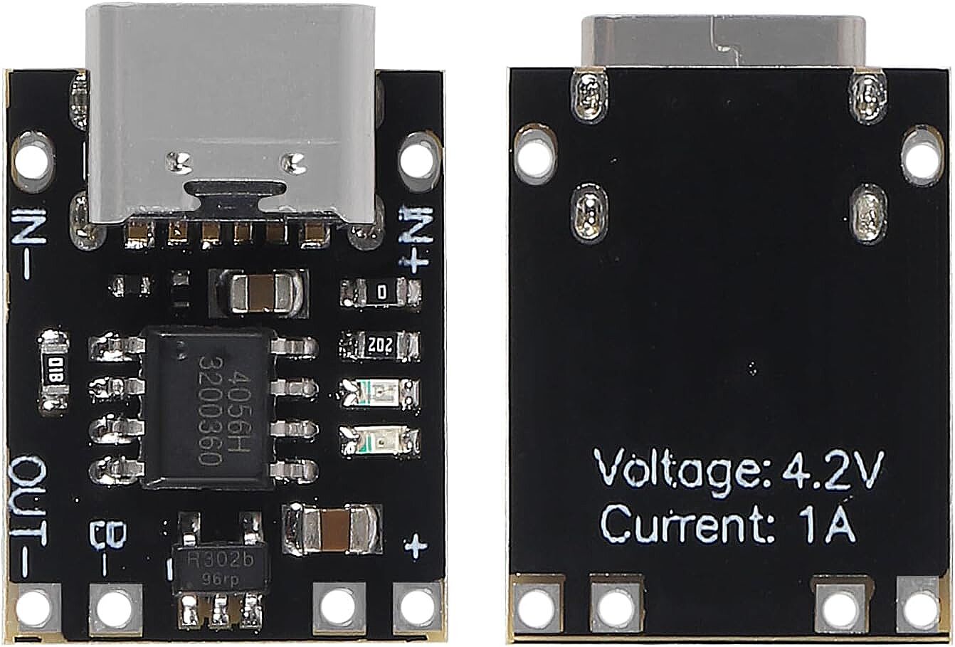 TP4056 Type-C 3.7V 1A 18650 Mini Şarj Devresi Korumalı Mod - 2