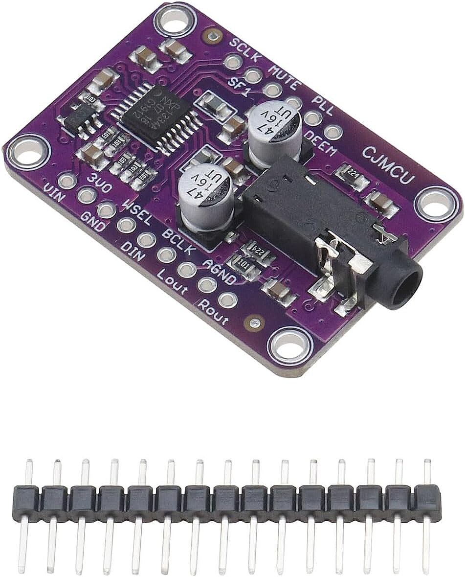 UDA1334A I2S Stereo DAC Dekoder Modülü - 3.5mm Ses Çıkışlı (Çok Al Az Öde İle %20'ye Varan İndirimli) - 