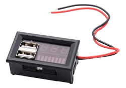 USB Çıkışlı 12-24V Akü Voltaj Göstergesi - 1