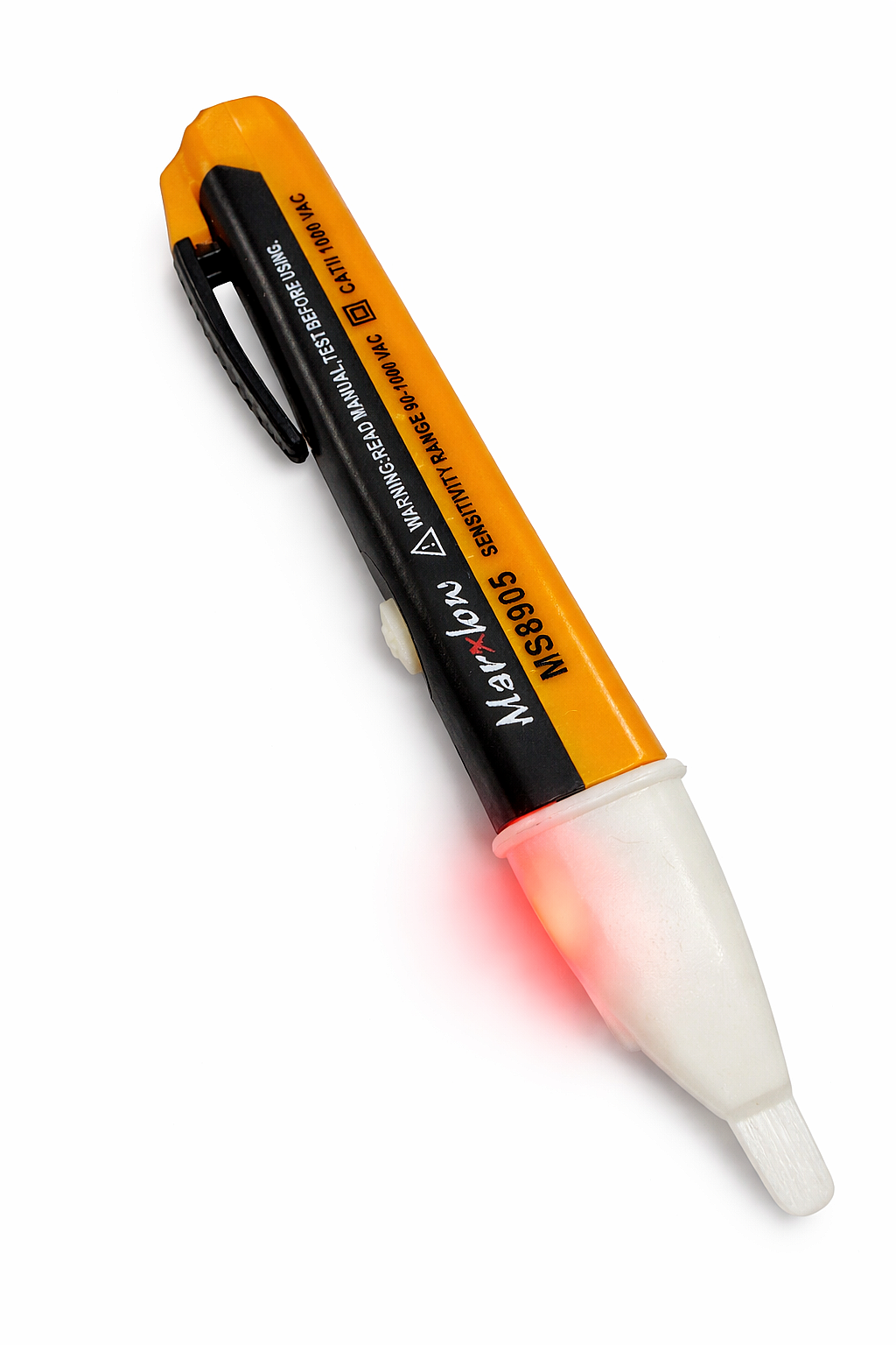 MS-8905 90-1000VAC Temassız Işıklı Sesli Faz Kontrol Kalemi - Voltaj Dedektörü - 2