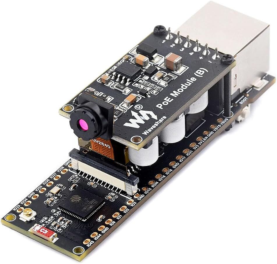 Waveshare ESP32-S3-POE-ETH Ethernet Geliştirme Kartı - Wi-Fi ve Bluetooth - PoE Modülü ile Birlikte (Çok Al Az Öde İle %20'ye Varan İndirimli) - 2
