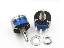 WX14-12 L25 10K 3W Tek Tur Telli Pot - 